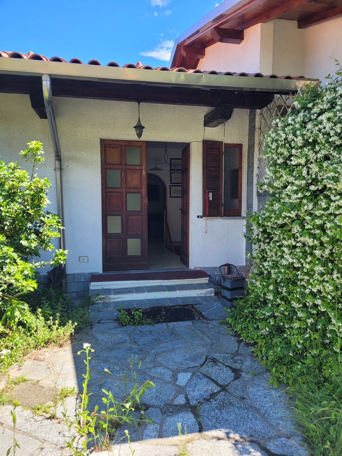 13774-immobiliaredipalo-villamagognino- 11_ingresso Villa vista lago con giardino privato